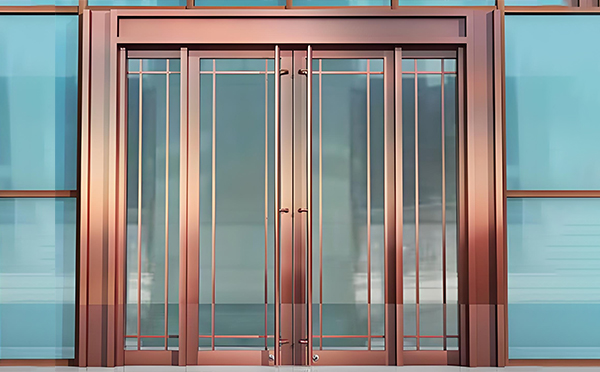 长城区玻璃地弹门