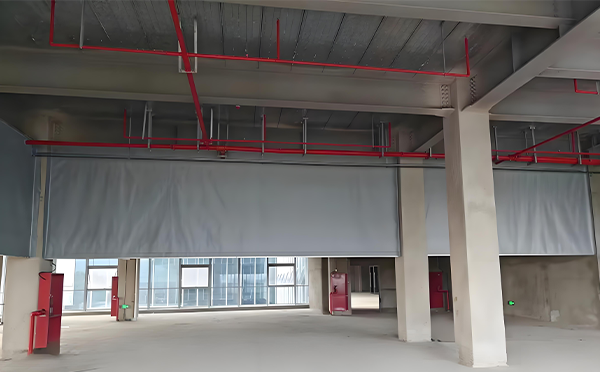 长城区防火布挡烟垂壁